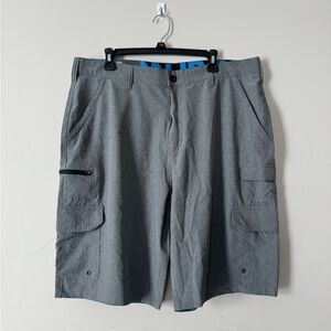 Men's Charcoal Cargo Shorts